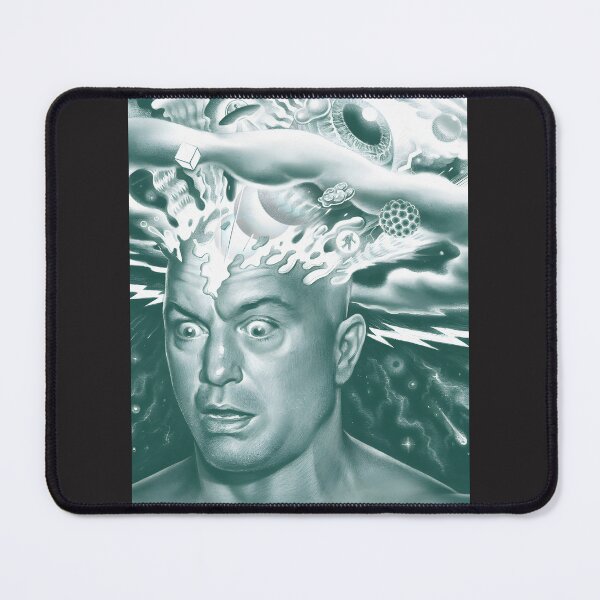 Item preview, Joe Rogan Inspired Mind Blown Illustration with Psychedelic Art Style designed and sold by Mangekyo ℣.