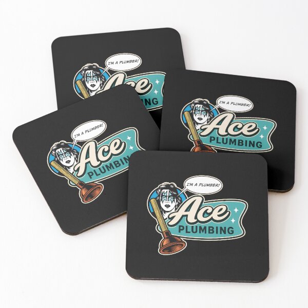 Item preview, Aces Plumbings Rock Star Plumber Humor designed and sold by ZenobiaKingsley.
