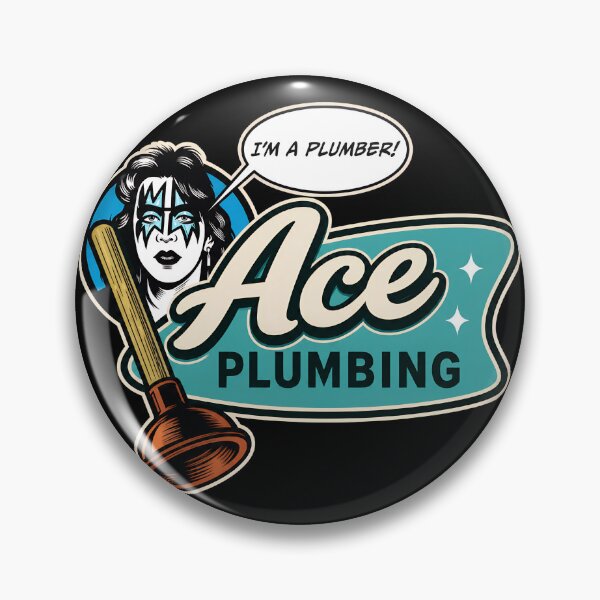 Item preview, Aces Plumbings Rock Star Plumber Humor designed and sold by ZenobiaKingsley.