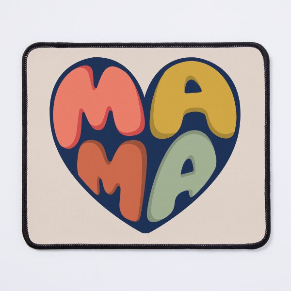 Item preview, Playful Chunky Mama Heart Lettering designed and sold by ArthousePromos.