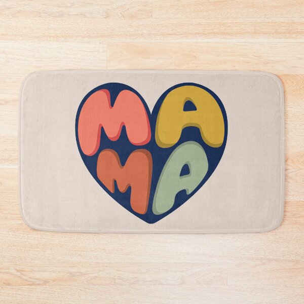 Item preview, Playful Chunky Mama Heart Lettering designed and sold by ArthousePromos.