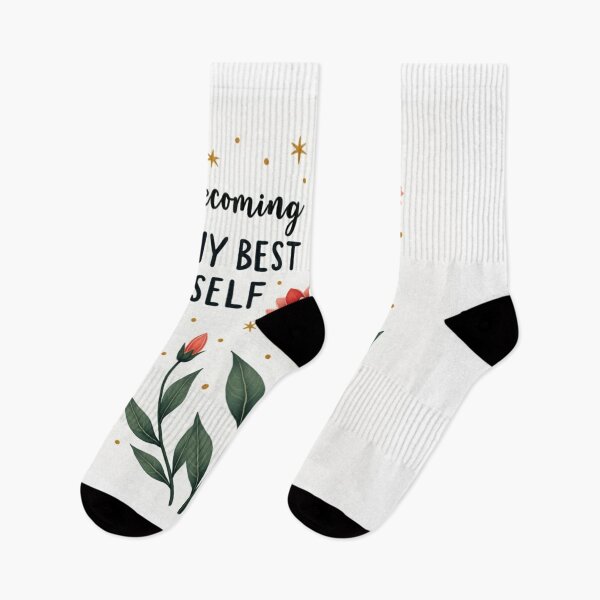 Item preview, Becoming My Best Self – Floral Inspiration designed and sold by PURPOSE RISE CO..