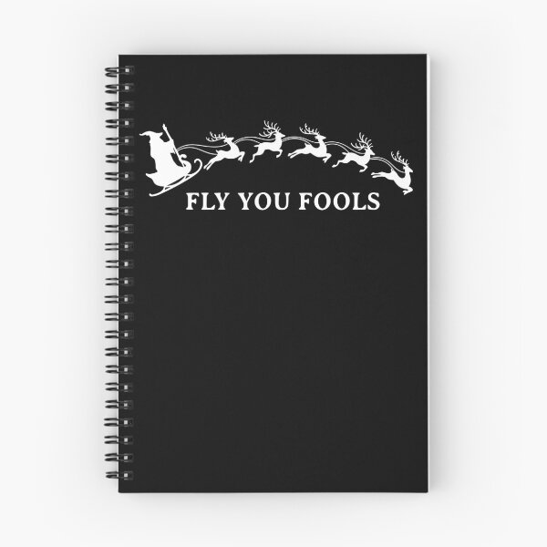 Item preview, Fly You Fools Santa Sleigh Fantasy Holiday Humor designed and sold by RDGNR.