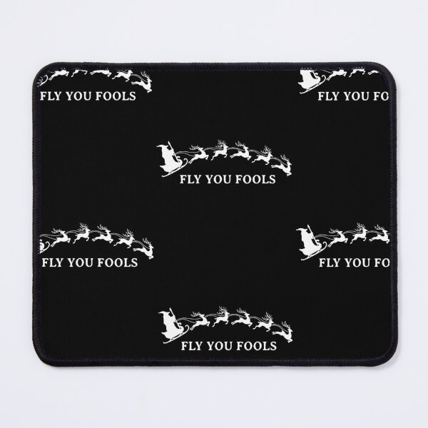 Item preview, Fly You Fools Santa Sleigh Fantasy Holiday Humor designed and sold by RDGNR.
