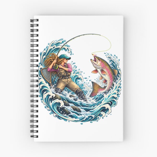 Item preview, Wild Waters Woman Fly Fishing designed and sold by Willyboy16.