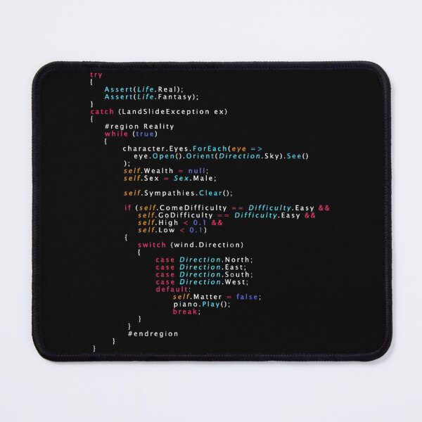 Item preview, Is This The Real Life Coding Programming Colorful Design designed and sold by Whatafuck-.