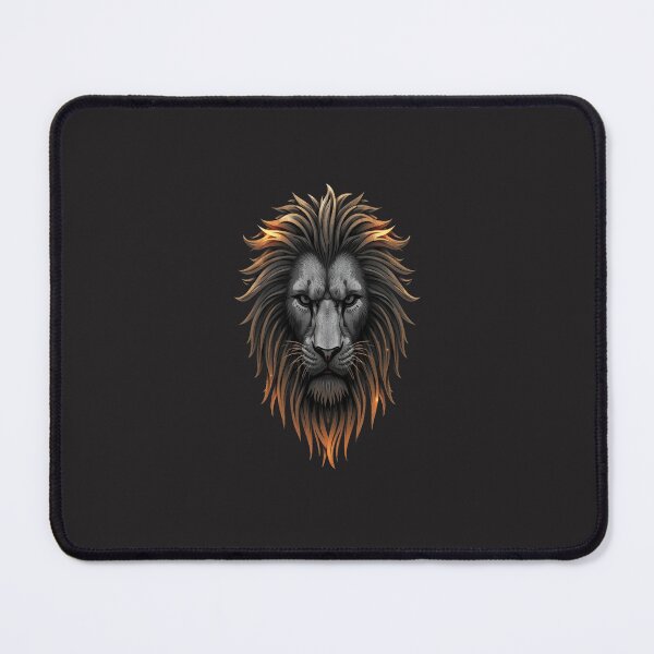 Item preview, The Home Gym Sovereign Fierce Lion Head Golden Mane Dark Aesthetic designed and sold by Bennie Singh.