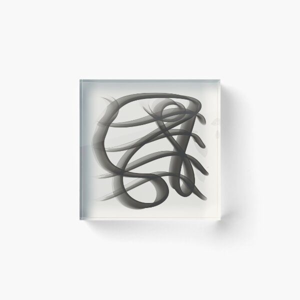 Item preview, Abstract Charcoal Swirls on Warm Oatmeal Cream designed and sold by CaramelCo.