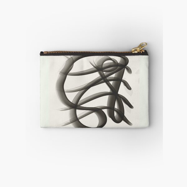 Item preview, Abstract Charcoal Swirls on Warm Oatmeal Cream designed and sold by CaramelCo.