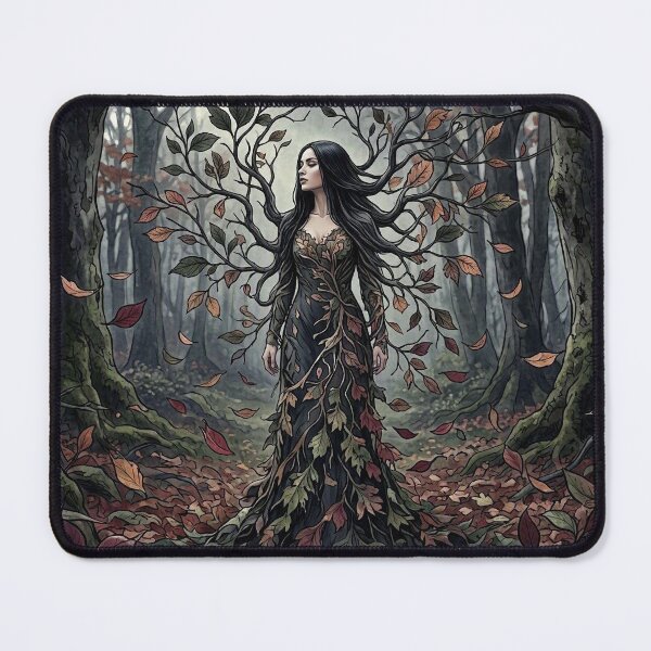 Item preview, Witch Becoming Forest – Gothic Autumn designed and sold by Roberta Calabrese.