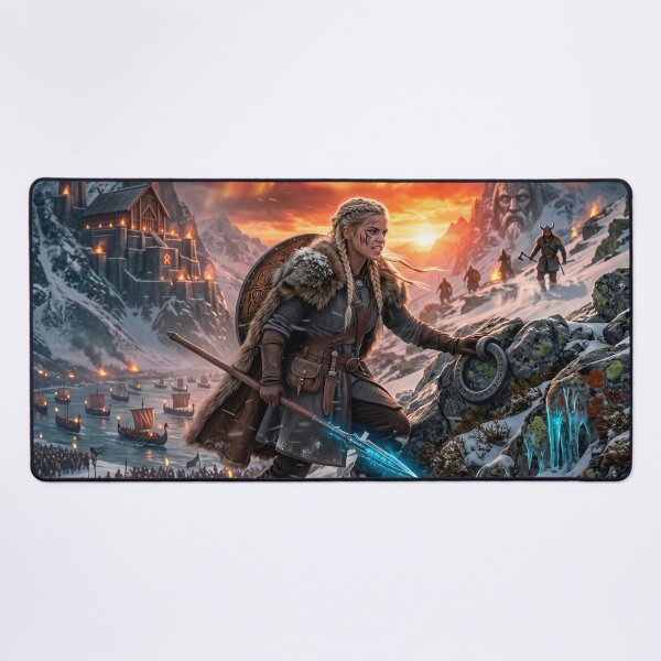 Item preview, Viking Queen Leads the March to Valhalla designed and sold by VALKYRAART53.