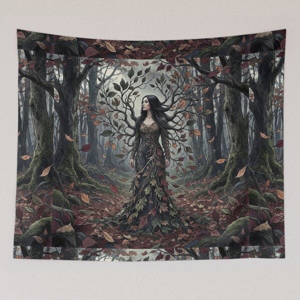 Item preview, Witch Becoming Forest – Gothic Autumn designed and sold by Roberta Calabrese.
