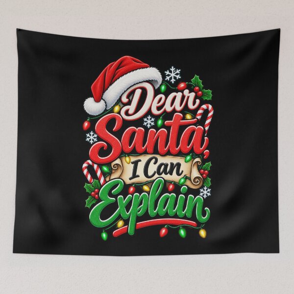 Item preview, Dear Santa I Can Explain designed and sold by RockitBaby.
