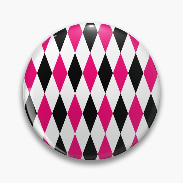 Item preview, Pink Black White Harlequin Diamonds Pattern - Light  designed and sold by PatternTitan.