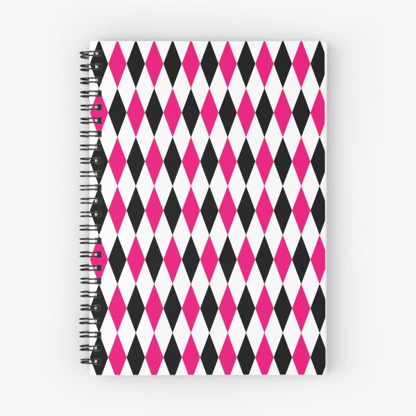 Item preview, Pink Black White Harlequin Diamonds Pattern - Light  designed and sold by PatternTitan.