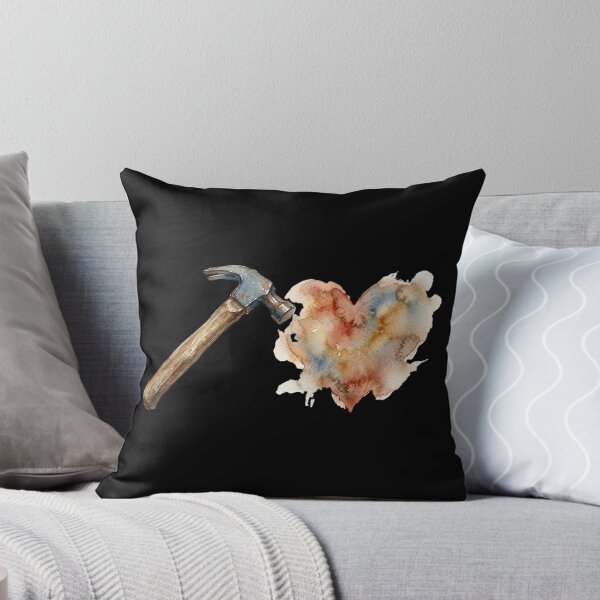 Item preview, Watercolor Hammer Shaping A Colorful Heart Art designed and sold by bvdesignart.