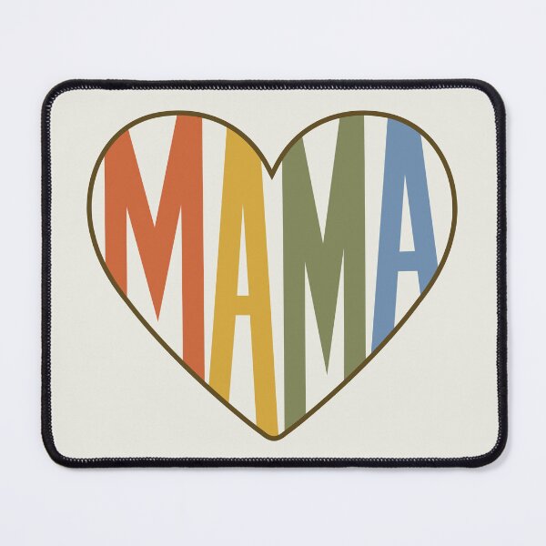 Item preview, Modern Colourful Mama Heart Outline designed and sold by ArthousePromos.