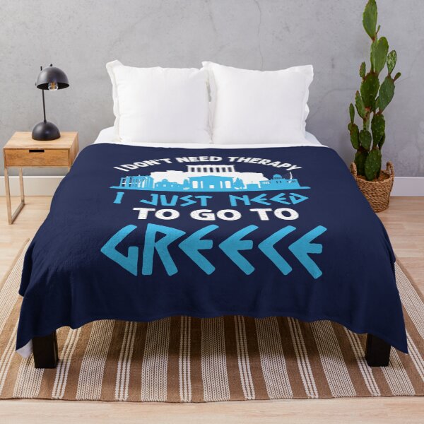 Item preview, Greek Vacation I Don't Need Therapy I Just Need to Go to Greece designed and sold by jaygo.