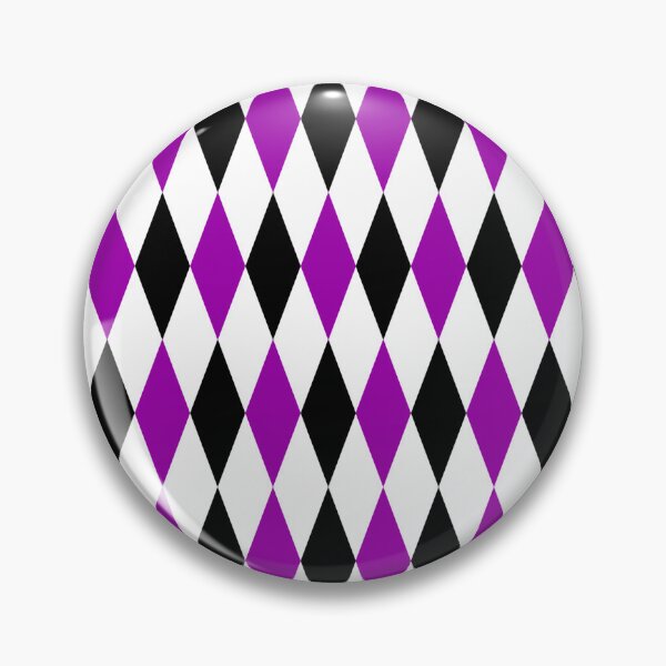 Item preview, Purple Black White Harlequin Diamonds Pattern - Light  designed and sold by PatternTitan.