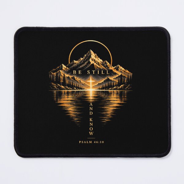 Item preview, Be Still And Know Psalm 46Christian Mountain Faith designed and sold by RealestInternet.