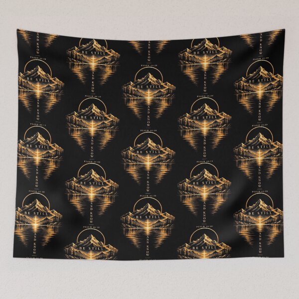 Item preview, Be Still And Know Psalm 46Christian Mountain Faith designed and sold by RealestInternet.