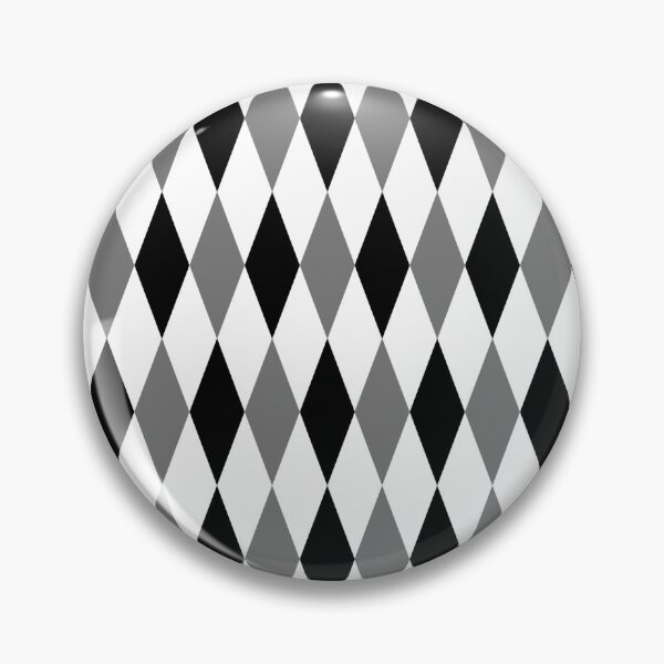 Item preview, Gray Black White Harlequin Diamonds Pattern - Light  designed and sold by PatternTitan.