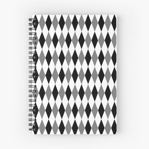Item preview, Gray Black White Harlequin Diamonds Pattern - Light  designed and sold by PatternTitan.