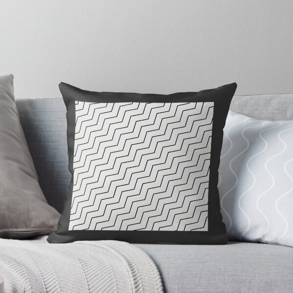 Item preview, Black Zig Zag Lines Pattern Abstract Geometric Design designed and sold by cc2010.