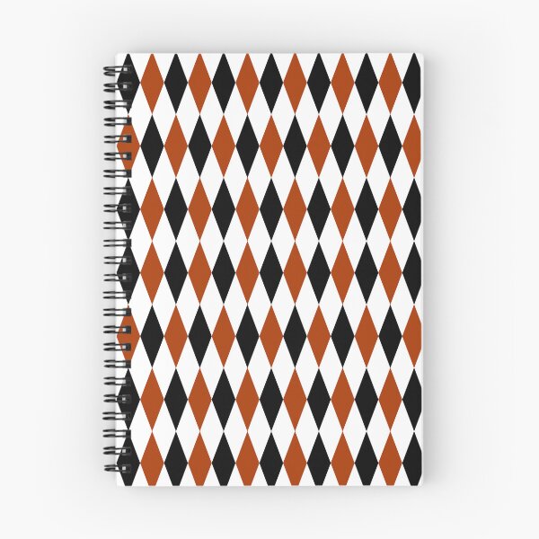Item preview, Brown Black White Harlequin Diamonds Pattern - Light  designed and sold by PatternTitan.