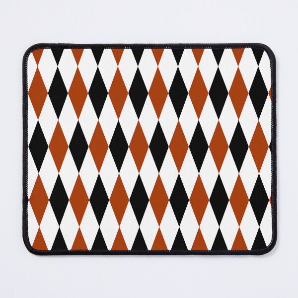 Item preview, Brown Black White Harlequin Diamonds Pattern - Light designed and sold by PatternTitan.