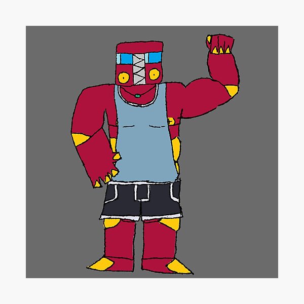 Item preview, Crimson brawn bot designed and sold by Crobanaba.