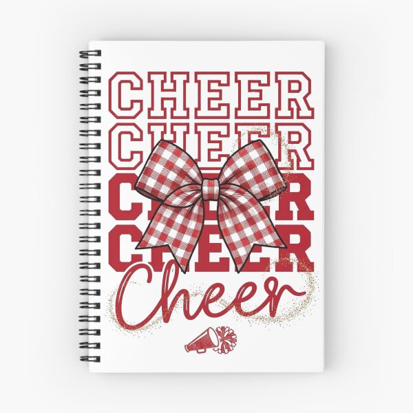 Item preview, Cheer Buffalo Plaid Bow Cheerleader Game Day designed and sold by designwiss.