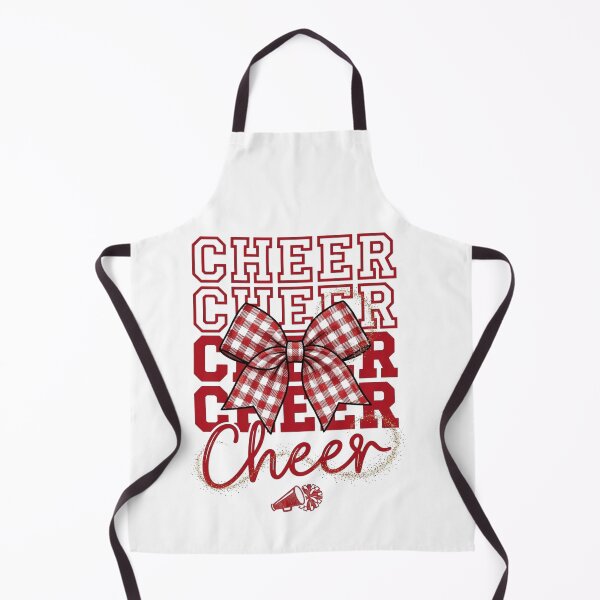 Item preview, Cheer Buffalo Plaid Bow Cheerleader Game Day designed and sold by designwiss.