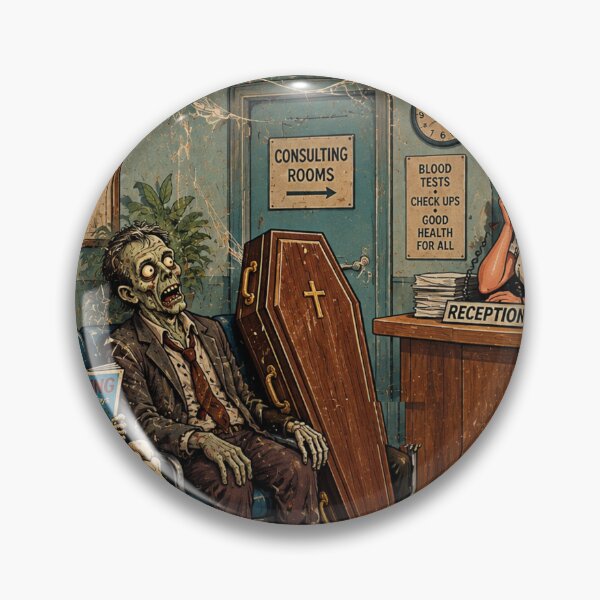 Item preview, Queuing at the GP's surgery designed and sold by halibutgoatramb.