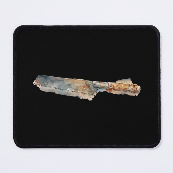 Item preview, Vintage Watercolor Saw Blade Weapon Design designed and sold by bvdesignart.
