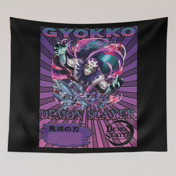 Item preview, Gyokko Upper Moon Five Demon Slayer Vintage designed and sold by friends420.