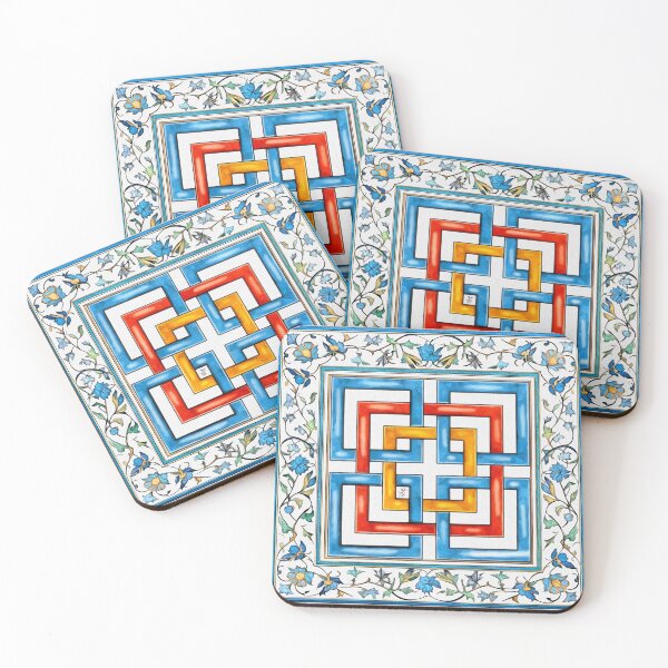 Item preview, Geometric Floral Interlace  designed and sold by Anas Arts.