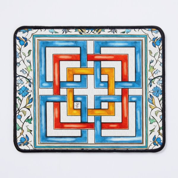 Item preview, Geometric Floral Interlace  designed and sold by Anas Arts.