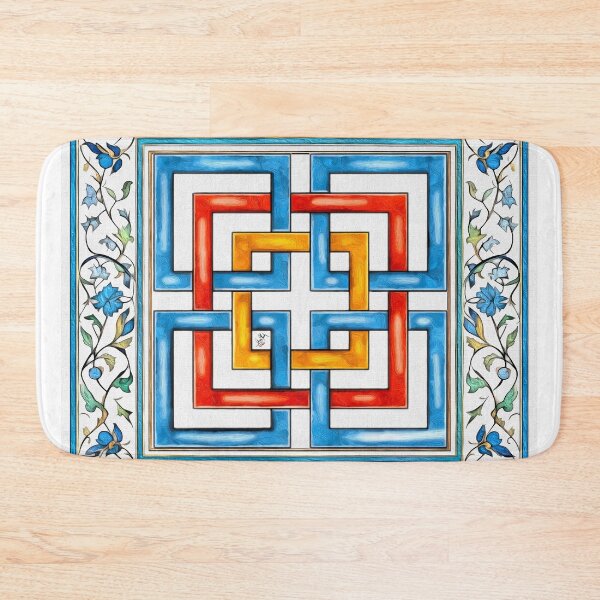 Item preview, Geometric Floral Interlace  designed and sold by Anas Arts.