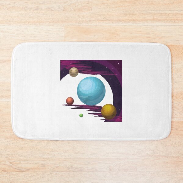 Item preview, Pluto and Baby Pluto Cute Space Illustration Design designed and sold by LukisanHana.