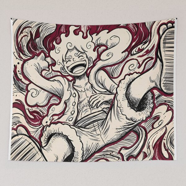 Item preview, Joyful White Flame Warrior – Dynamic Manga Wave Art designed and sold by Dyan4.