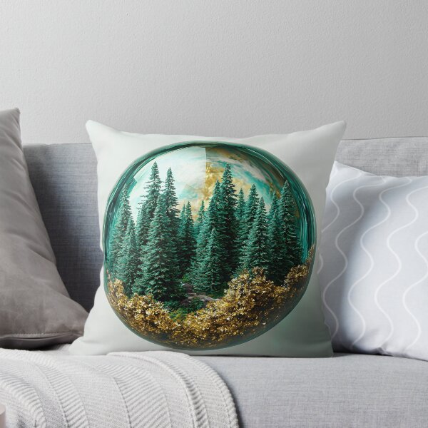 Aperçu de l'œuvre Terrarium en verre, rendu 3D, forêt luxuriante créée et vendue par Checho30.