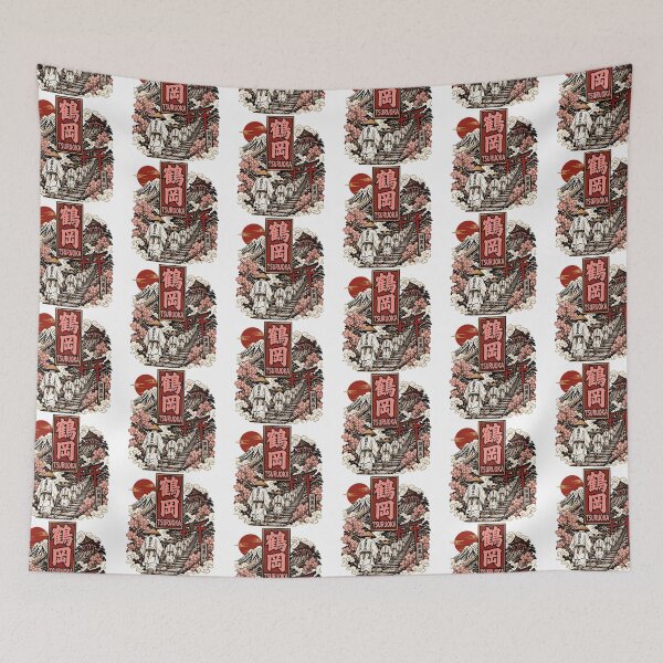 Item preview, Tsuruoka Japan Vintage Travel Tourism designed and sold by TravelersGems.