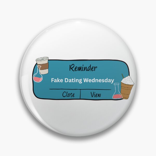 Item preview, Fake Dating Wednesday Reminder - The Love Hypothesis designed and sold by TheLastShelf.