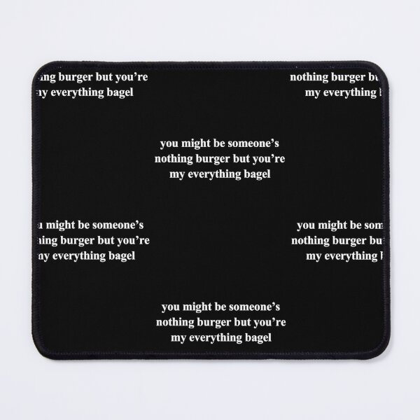 Item preview, Everything Bagel Lover Nothing Burger Food Humor designed and sold by RDGNR.
