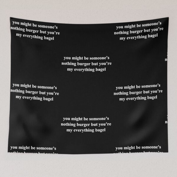 Item preview, Everything Bagel Lover Nothing Burger Food Humor designed and sold by RDGNR.