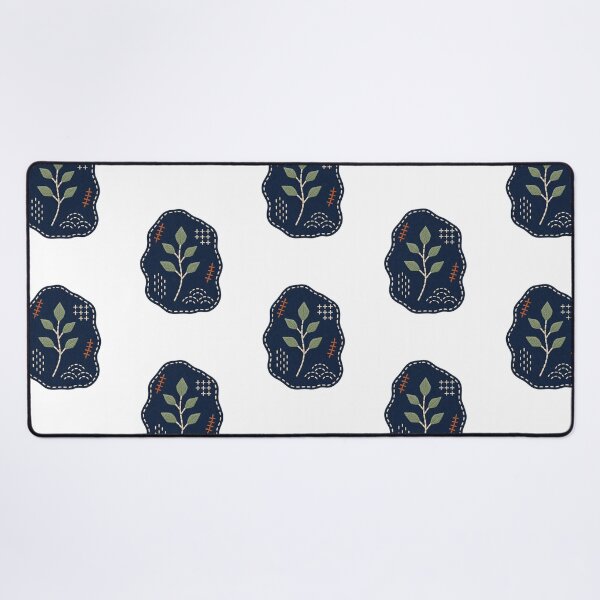 Item preview, Botanical Embroidered Patch – Visible Mending & Nature Style designed and sold by Otakunited.