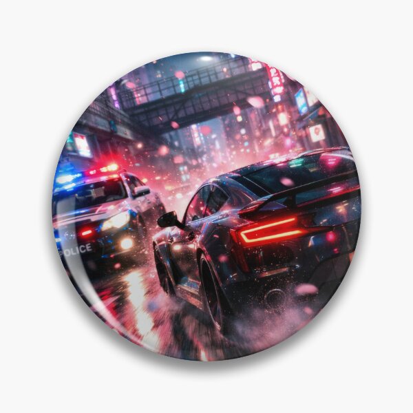 Item preview, Racing Car Poster | High-Speed Automotive Illustration | Retro Futuristic Motorsport Aesthetic & Dynamic Wall Art designed and sold by PaintedPixels01.