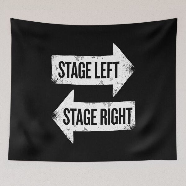 Item preview, Stage Left Stage Right Directional Arrows designed and sold by liamsi-kouz.