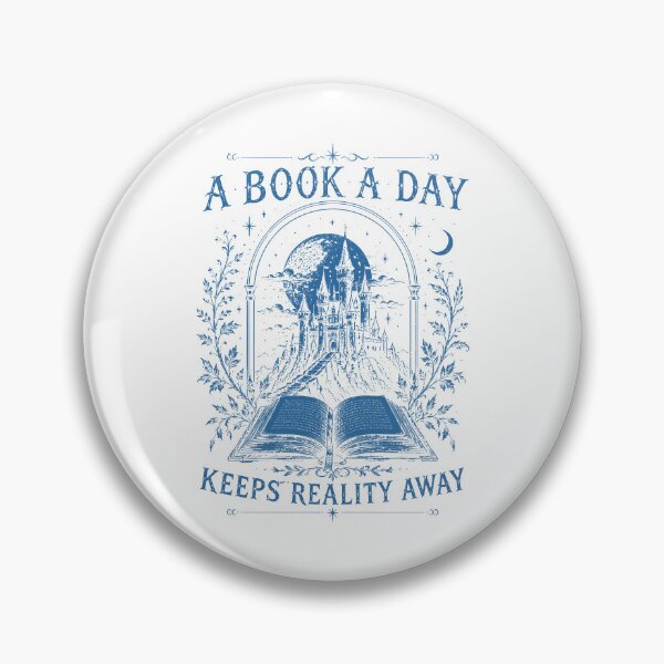 Item preview, A Book A Day Fantasy Reading Castle Quote designed and sold by RDGNR.